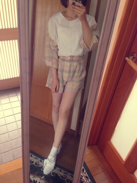 momoさん（レディース・156cm）の春コーディネート