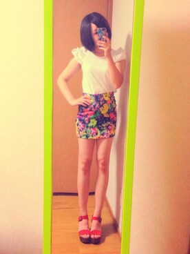 momoさん（レディース・156cm）の夏コーディネート