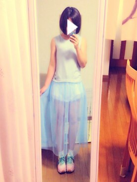 「2%tokyo」｜momoさん（レディース・156cm）の夏コーディネート