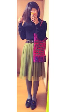 momoさん（レディース・156cm）の秋コーディネート