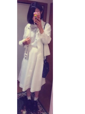 「COACH」｜「アイテム（デニムジャケット）」を使った、momoさん（レディース・156cm）の秋コーディネート