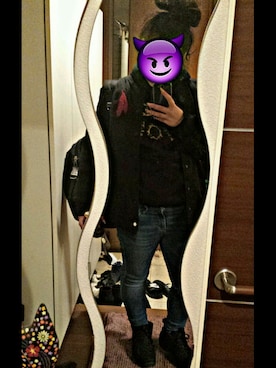 「MARC JACOBS」｜「アイテム（ブルゾン）」を使った、zoo🔪さん（レディース・162cm）の冬コーディネート