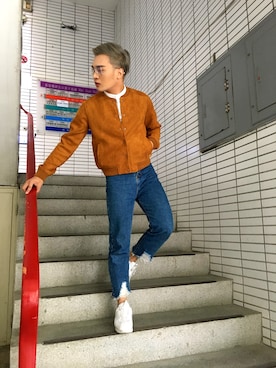 「PULL&BEAR（プルアンドベア）のアイテム（フォーマルスーツ/小物）」を使った、hot_chenさん（メンズ・166cm）の秋コーディネート