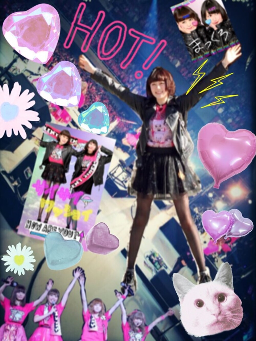 「サイサイ、ライブ」｜「DEVILISHの[DEVILISH]Pentagram Choker（ネックレス、ブラック系）」を使った、☁︎ じょるち ☁︎さん（レディース・157cm）の冬コーディネートの1枚目の写真