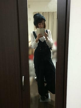 「Casselini（キャセリーニ）のアイテム（ニットキャップ/ビーニー）」を使った、きのぴ◎さん（レディース・165cm）の秋コーディネート