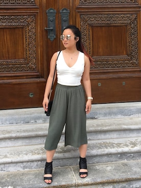 「FRANCESCA（フランチェスカ）のアイテム」を使った、Annie Wuさん（レディース・153cm）の夏コーディネート