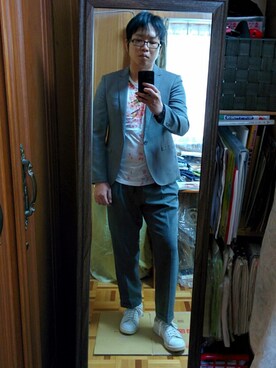 チキンライスさん（メンズ・167cm）の春コーディネート