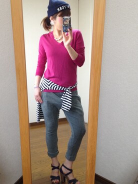 「KIKKA THE DIARY OF（キッカ　ザ　ダイアリー　オブ）のアイテム（アクセサリー）」を使った、mikiさん（レディース・158cm）の春コーディネート