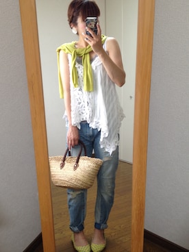 「KIKKA THE DIARY OF（キッカ　ザ　ダイアリー　オブ）のアイテム（アクセサリー）」を使った、mikiさん（レディース・158cm）の夏コーディネート