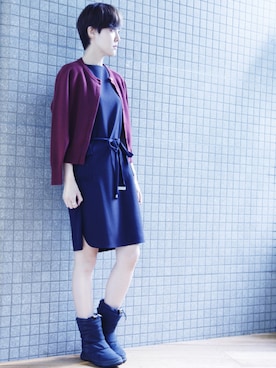 「ノースフェイス」｜midori ueedaさん（レディース・167cm）の秋コーディネート