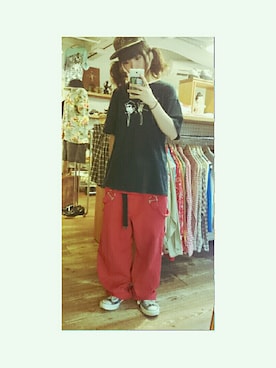 「お洒落さんと繋がりたい」｜「アイテム（オールインワン・サロペット）」を使った、みんみんさん（レディース・165cm）の秋コーディネート