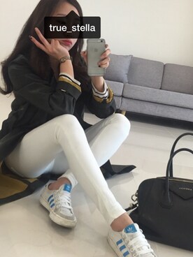 「GIVENCHY」｜「アイテム（トレンチコート）」を使った、LIZ:NUBLEさん（レディース・163cm）の春コーディネート