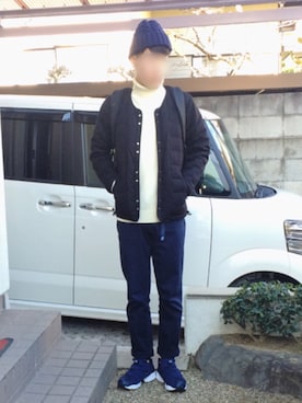 usuさん（メンズ・175cm）の冬コーディネート