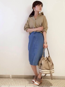 GALLARDAGALANTE福岡さん（レディース・160cm）の春コーディネート