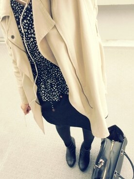 「Discoat」｜Chiharuさん（レディース・155cm）の冬コーディネート