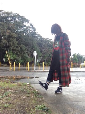 「UNIQLO（ユニクロ）のアイテム（トップス、ブラック系）」を使った、rayのんのさん（レディース・160cm）の冬コーディネート