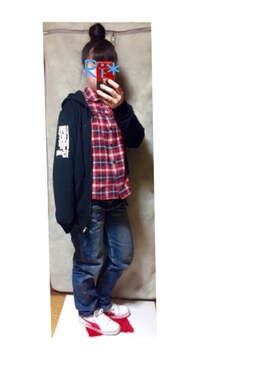 「aiko」｜「アイテム（その他アウター）」を使った、Ri*さん（レディース・152cm）の春コーディネート