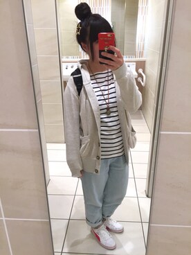 「aiko」｜「アイテム（ジャケット/アウター）」を使った、Ri*さん（レディース・152cm）の春コーディネート