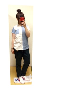 「PUMA」｜「アイテム（雑貨/ホビー）」を使った、Ri*さん（レディース・152cm）の夏コーディネート