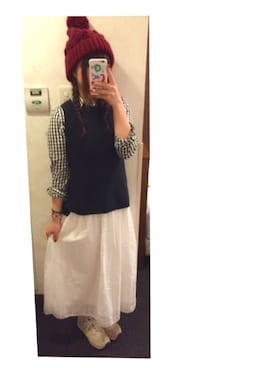 「EDIT COLOGNE（エディットコロン）のアイテム（トップス）」を使った、Ri*さん（レディース・152cm）の秋コーディネート