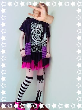 「ALGONQUINS（アルゴンキン）のアイテム（スカート）」を使った、ゾチャンさん（レディース・170cm）の夏コーディネート