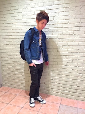 TAKUMAさん（メンズ・176cm）の春コーディネート