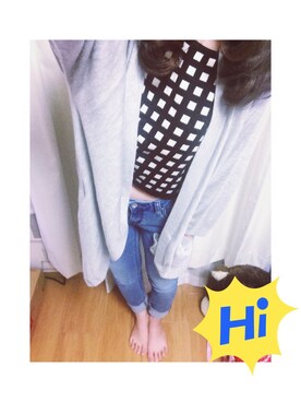 「ノームコア」｜「アイテム（その他アウター）」を使った、ぴさん（レディース・160cm）の春コーディネート