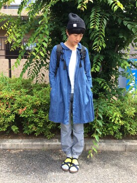 「Kukka Lucca（クッカ　ルッカ）のアイテム」を使った、弓さん（レディース・168cm）の夏コーディネート