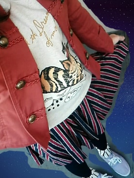 「アリス柄」｜amekoさん（レディース・161cm）の秋コーディネート