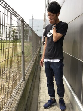 「ハラチ」｜「アイテム（デニムパンツ）」を使った、Harutoさん（メンズ・177cm）の夏コーディネート