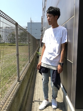 「スキッドグリップ」｜Harutoさん（メンズ・177cm）の夏コーディネート