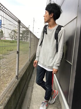 「NIKE INTERNATIONALIST」｜Harutoさん（メンズ・177cm）の秋コーディネート
