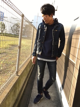 「Nike air huarache」｜Harutoさん（メンズ・177cm）の秋コーディネート