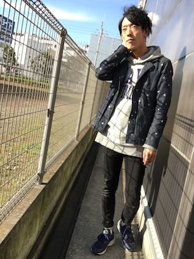 「G-STAR RAW（ジースターロゥ）のアイテム（テーラードジャケット）」を使った、Harutoさん（メンズ・177cm）の秋コーディネート