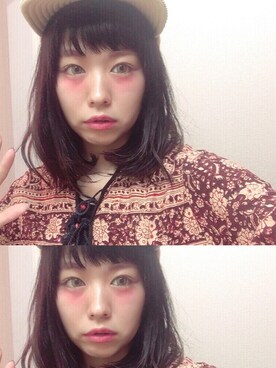 「SON OF THE CHEESE（サノバチーズ）のアイテム（キャップ）」を使った、yurufuwariiiiiさん（レディース・152cm）の夏コーディネート