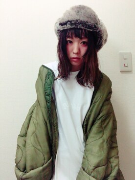 「MAKE MY DAY（メイクマイディ）のアイテム」を使った、yurufuwariiiiiさん（レディース・152cm）の秋コーディネート