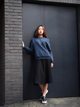 「model」｜thestudioKさん（レディース・173cm）の冬コーディネート