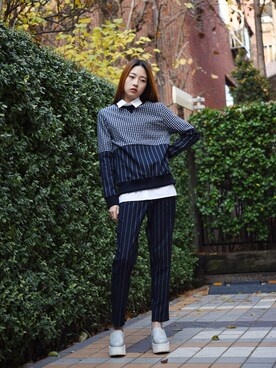 「pattern」｜thestudioKさん（レディース・173cm）の冬コーディネート