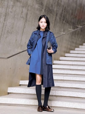 「the studio kのアイテム」を使った、thestudioKさん（レディース・166cm）の春コーディネート