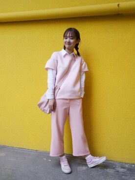 「the studio kのアイテム」を使った、thestudioKさん（レディース・172cm）の春コーディネート