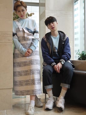 「sweatshirt」｜thestudioKさん（メンズ・178cm）の夏コーディネート