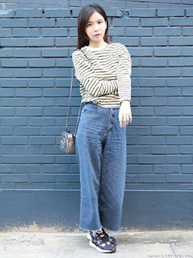 「the studio kのアイテム」を使った、thestudioKさん（レディース・165cm）の秋コーディネート