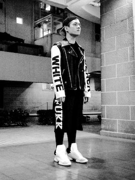 「RICK OWENS」｜James Tang さん（メンズ・31cm）の夏コーディネート