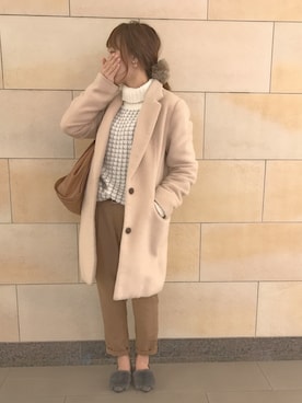 「ECURY（エキュリー）のアイテム」を使った、tmmiiiさん（レディース・151cm）の秋コーディネート
