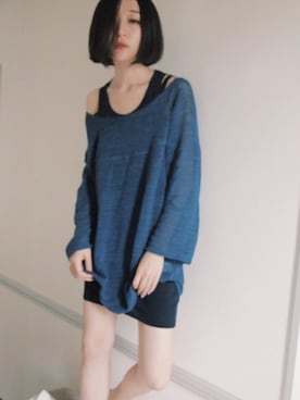 「bodco(ボッコ)のアイテム」を使った、小林布結里さん(レディース・165cm)の夏コーディネート