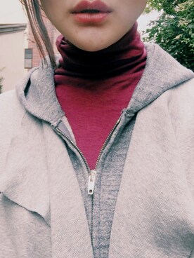 「bodco(ボッコ)のアイテム」を使った、小林布結里さん(レディース・165cm)の秋コーディネート