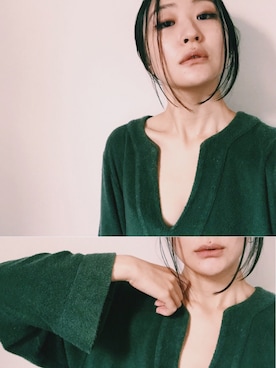 「bodco(ボッコ)のアイテム」を使った、小林布結里さん(レディース・165cm)の秋コーディネート