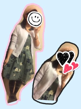 「ダズリン」｜「アイテム（ハンチング/ベレー帽）」を使った、えっちゃんさん（レディース・152cm）の冬コーディネート