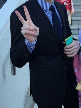 シュワシュワさん（メンズ・173cm）の冬コーディネート