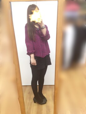 「axes femme（アクシーズファム）のアイテム（タンクトップ）」を使った、ワンコさん（レディース・154cm）の秋コーディネート
